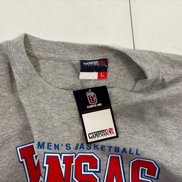 Kansas Jayhawks T Shirt Mens Size L College Basketball Big 12 Champions 2010 - Picture 4 of 4